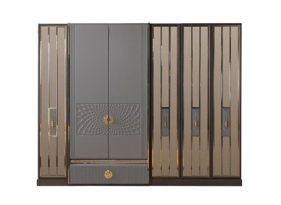 Kleiderschrank Kleiderstauraum Garderobenschrank Ankleideschrank Schrank  280cm