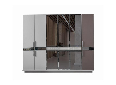 Kleiderschrank Kleiderstauraum Garderobenschrank Schrank Ankleideschrank 265cm