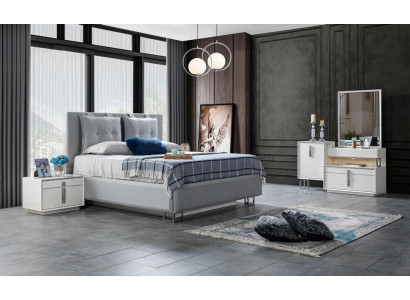 Schlafzimmer Komplettset Designer  Schlafzimmermöbel Set Komplettangebot 4tlg.