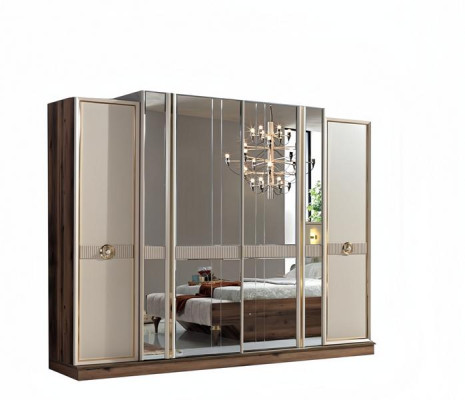 Kleiderschrank Kleiderstauraum Ankleideschrank Garderobenschrank Schrank 260cm