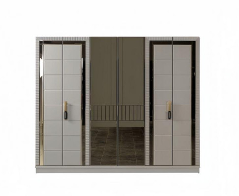 Kleiderschrank Kleiderstauraum  Schrank Garderobenschrank Ankleideschrank 260cm