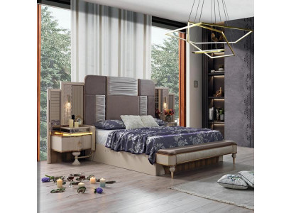 Schlafzimmer Komplettset Designer  Schlafzimmermöbel Set Komplettangebot 3tlg.