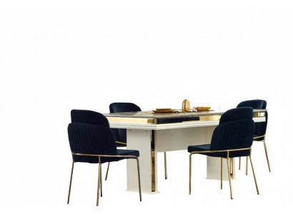 Essgruppe Esstisch und Stühle Sitzmöbel Essbereich Esszimmerausstattung Tisch