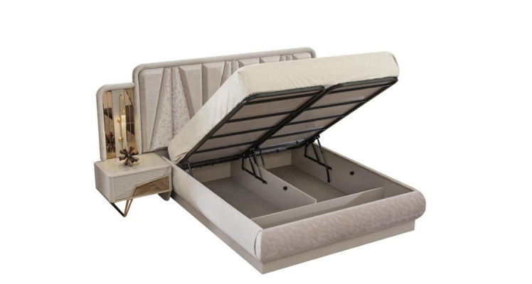 Schlafzimmermöbel Bett Schminktisch Einrichtung Set Nachttisch Stilvolle Möbel