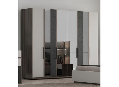 Kleiderschrank Schlafzimmerschrank Garderobenschrank Einbauschrank mit Spiegel