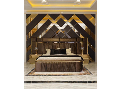 Schlafzimmergarnitur Schlafzimmer Schlafzimmerkombination Bettenmöbel Set 4ltg
