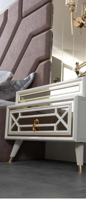 Schlafzimmergarnitur Schlafzimmer Schlafzimmerkombination Bettenmöbel Set 3ltg