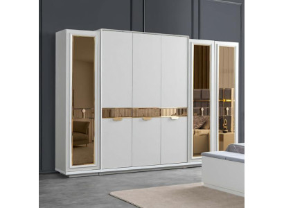 Kleiderschrank Shrank mit Spiegel Spiegelschrank Schlafzimmerschrank