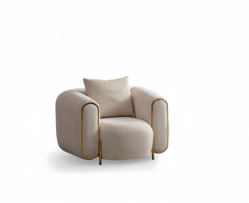 Beige Sofa Couch Sofagarnitur Relaxgarnitur Polsterset Loungemöbel 3+1 Tisch