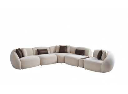 Wohnlandschaft Eckcouch Ecklounge Polsterecke Ecksofa Design Sofa Couch 345x320