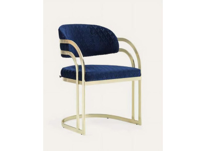 Esszimmerstuhl Blau Gold Edelstahl Einzigartig Stuhl Lehnstuhl Stühle