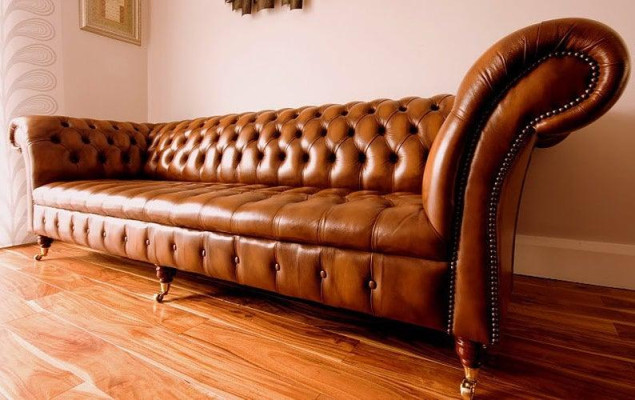 Antik Stil Chesterfield England Polster 4 Sitzer XXL Lounge Club Sofa Couch Neu