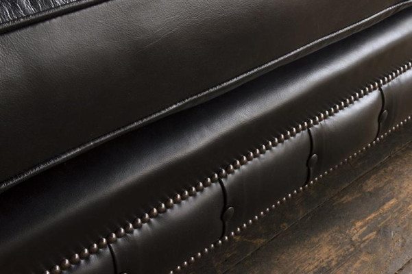 Ledersofa Chesterfield Designer Couchen Sofa Polster 3 Sitzer Garnitur Textil