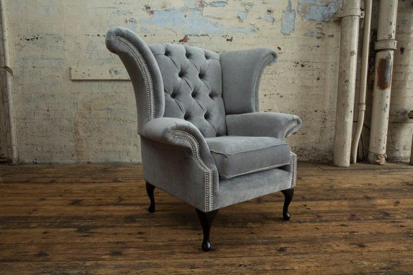 3+2 Sitzer + Ohrensessel Chesterfield Sofagarnitur Sofa Couch Polster Couchen