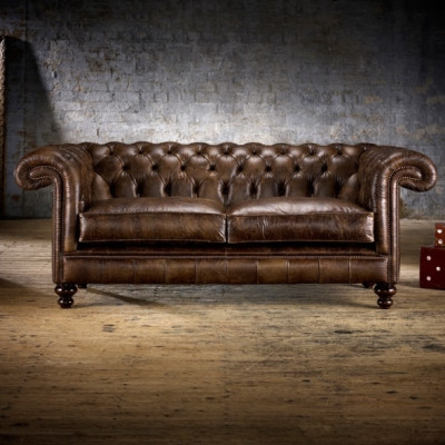 3 Sitzer Couch Textil Stoff Sofa wählbare Farbe Wohnzimmer Couchen Chesterfield