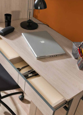 Büro Set Wandregal Schreibtisch Regal Schrank Jugendzimmer Büro Zimmer Neu 5tlg