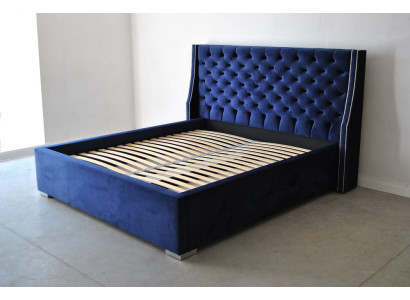 Bett Chesterfield Design Luxus Hotel Betten 180x200cm Schlaf Zimmer Leder Samt