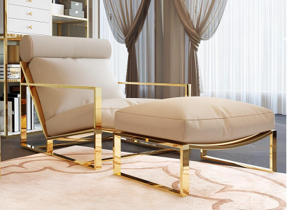 Design Lounge Club Relax Sessel Stuhl Polster + Hocker Fernseh textil leder Neu