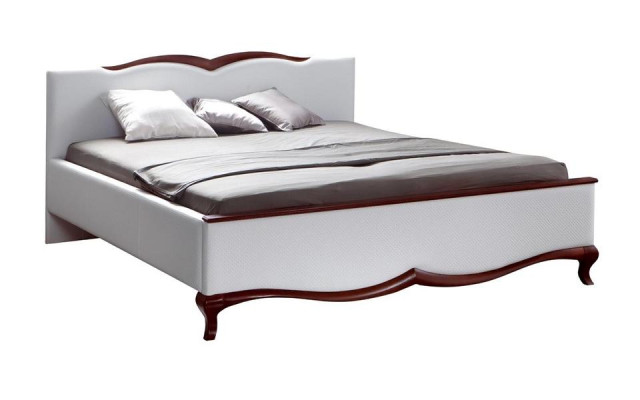 Bett Doppelbett Holzbett Polsterbett Schlafstätte Komfortbett Zweibett