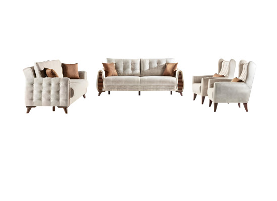 Wohnlandschaft Polstergarnitur Sitzgruppe Sofagarnitur Sofa Couchgarnitur Set 31