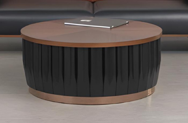 Couchtisch Büro Arbeitszimmer Design 100 cm Couchtisch Modern Tische Schwarz Neu
