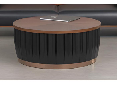 Couchtisch Büro Arbeitszimmer Design 100 cm Couchtisch Modern Tische Schwarz Neu