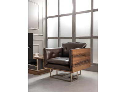 Büro Sessel Modern Stuhl Büro Stuhl Luxus Braun Sessel Holz Leder Neu
