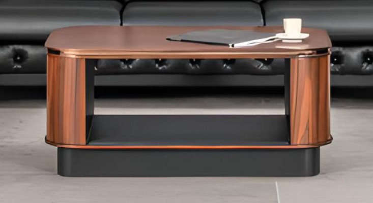 Büro Set Komplettbüro Schwarz 3-Sitzer Sofa Sessel 2tlg. mit Couchtisch Neu