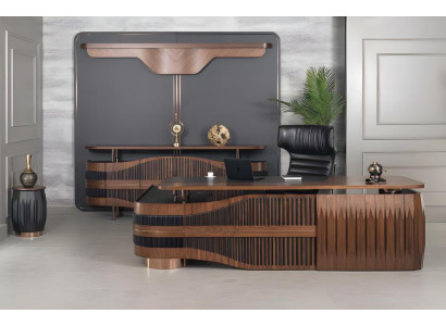 Eckschreibtisch Büro Einrichtung Chef Zimmer Möbel Design Schreibtisch Tisch