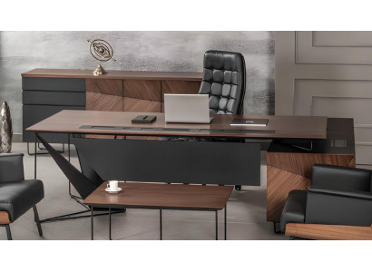 Eckschreibtisch Büro Einrichtung Chef Zimmer Möbel Design Schreibtische Möbel