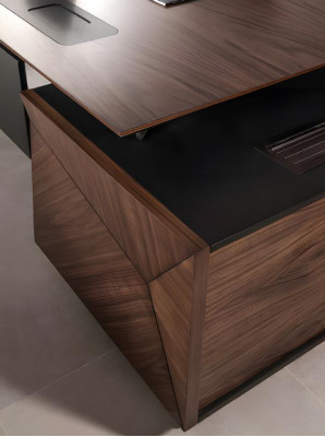 Eckschreibtisch Büro Einrichtung Chef Zimmer Möbel Design Schreibtische Möbel