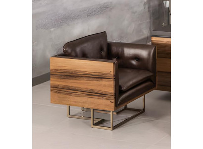 Stuhl 1x Ess Zimmer Polster Stuhl Sessel Fernseh Lounge Club Leder Textil Sitz