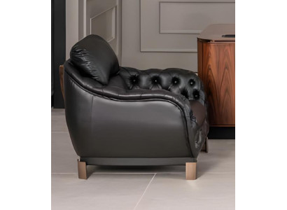 Design Lederstuhl Stühle Esszimmerstuhl Bürostuhl Klassisch Schwarz Sessel Stuhl