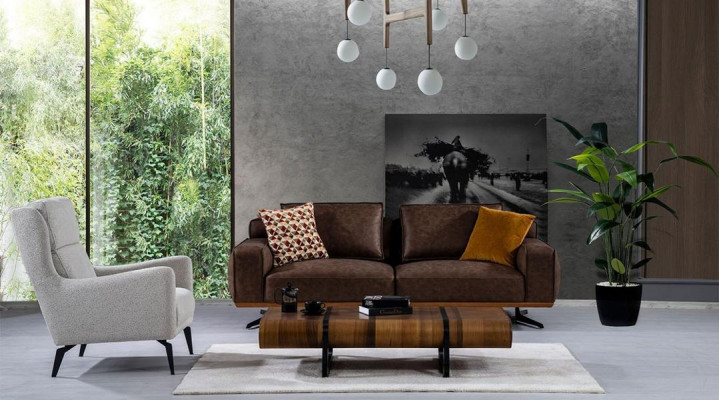 Wohnzimmergarnitur Polstergarnitur Sofa Set Sofakombination Sitzgarnitur 3+1
