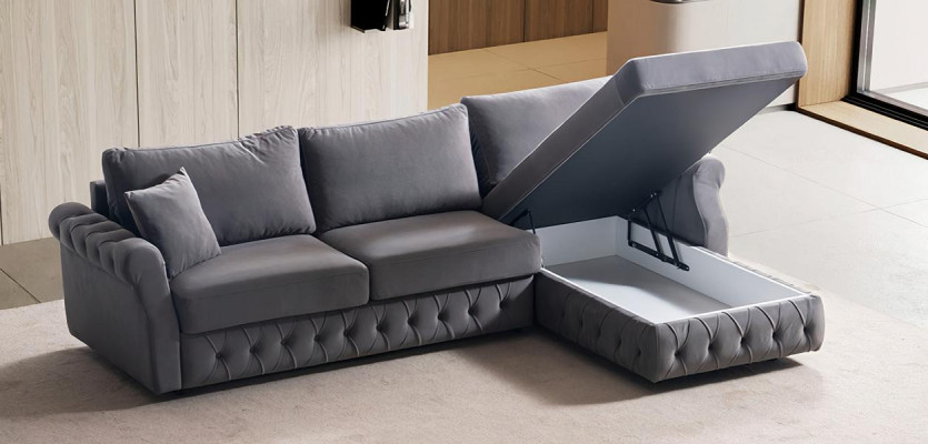 Wohnlandschaft Eckcouch Ecksofa Ecklounge Polsterecke Design Sofa Couch Garnitur