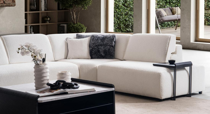 Wohnlandschaft Eckcouch Ecklounge Polsterecke Ecksofa Design Sofa Couch 300x240
