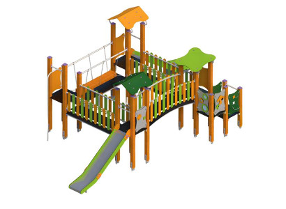 Spielplatz Rutschbahn Klettergerüst Spielstätte Bewegungsfläche Erlebnisplatz