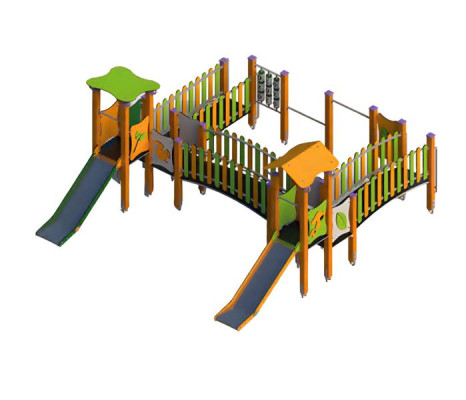 Spielplatz Erlebnisspielplatz Waldspielplatz Klettergerüst  Bewegungsfläche