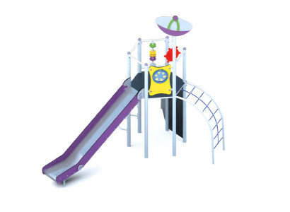 Spielplatz Rutschbahn Klettergerüst Spielstätte Bewegungsfläche Erlebnisplatz