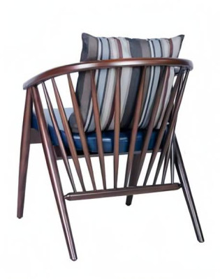 Esszimmer Polsterstuhl Moderne Design Textil Stuhl Mehrfarbig Luxus Möbel Blau
