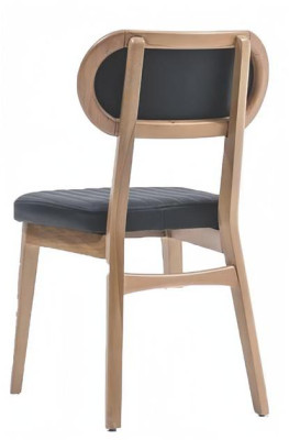 Esszimmer Moderne Design Textil Braun Lehnstuhl Polsterstuhl Luxus Möbel