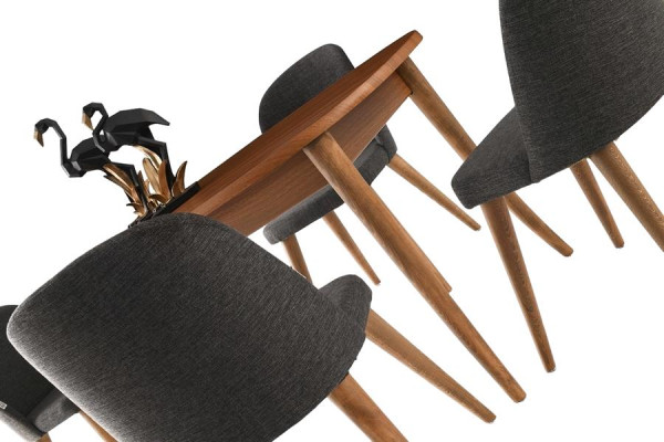 Esszimmer Essgruppe Essecke Ausziehbar Esstisch Stühle 7tlg Braun