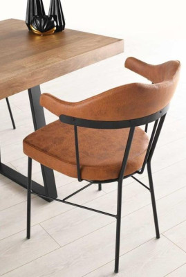 Esszimmermöbel Essgruppe Essecke Esstisch Stühle 7tlg Braun Tisch