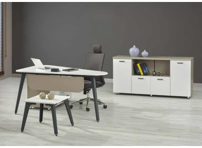 Büro Möbel Einrichtung Set Arbeitszimmer Schreibtisch Couchtisch Sideboard 3tlg