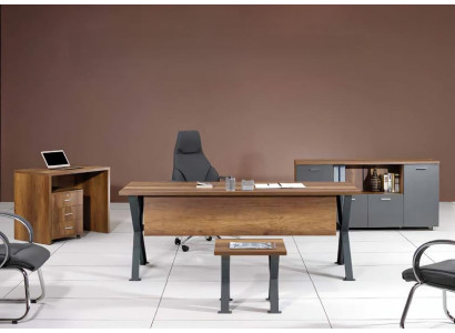 Arbeitszimmer Set Büro Möbel Einrichtung Schreibtisch Sideboard Couchtisch 5tlg.