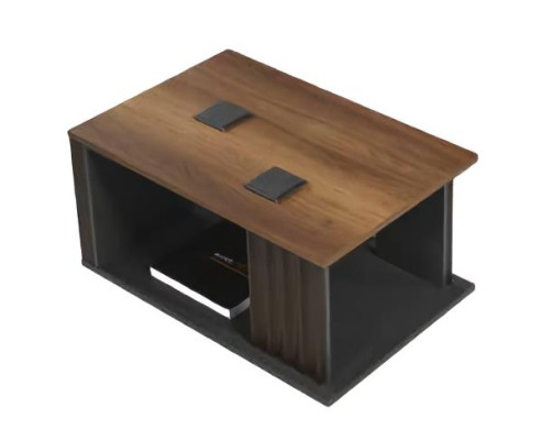 Couchtisch mit Schreibtisch Arbeitszimmer Tisch-Set Holztische Büromöbel