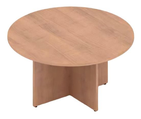 Beige Rund Schreibtisch Holztisch Tisch Arbeitstisch Wohnzimmer Büromöbel