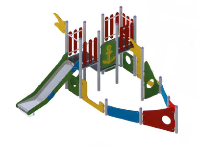 Spielplatz Piratenboote Bewegungspark Freizeitplatz Spielzeugboote Kinderpark