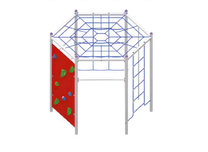 Spielplatz MultifunktionsSechseck VielseitigesHexagon Freiluftspielplatz Kinder