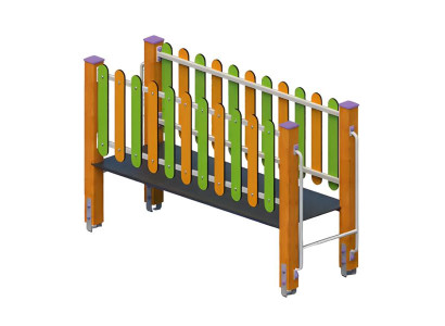Spielplatz Schwebebalken Balancierbrücke Hängebrücke Kletterbrücke Wackelbalken